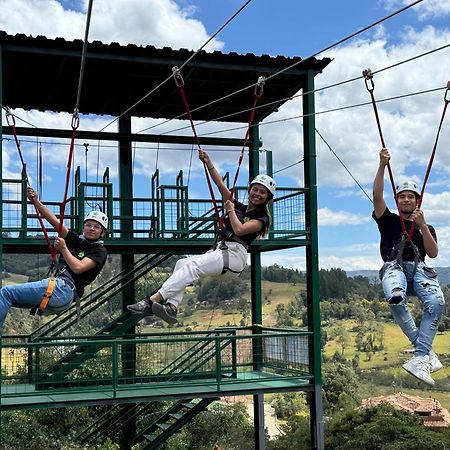 Glamping Y Chalet Aventura Park Villa De Leyva La Periquera Exterior foto