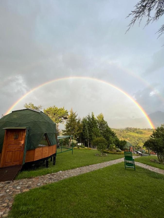 Glamping Y Chalet Aventura Park Villa De Leyva La Periquera Exterior foto