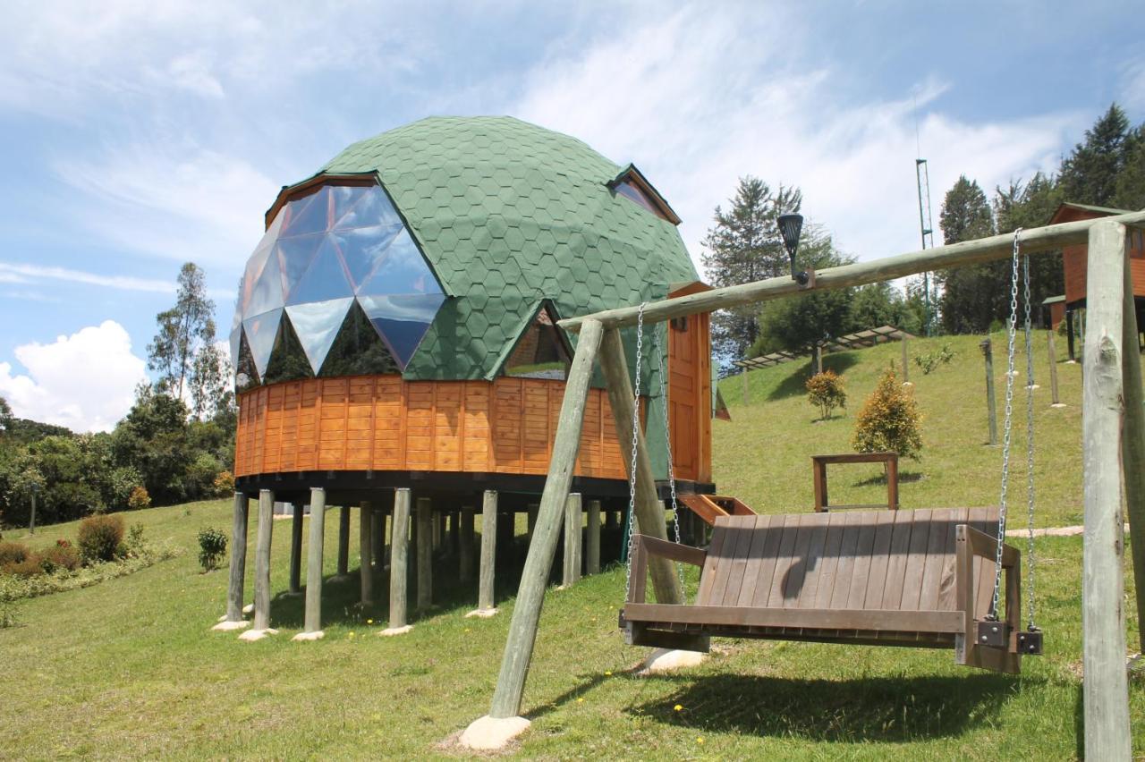 Glamping Y Chalet Aventura Park Villa De Leyva La Periquera Exterior foto