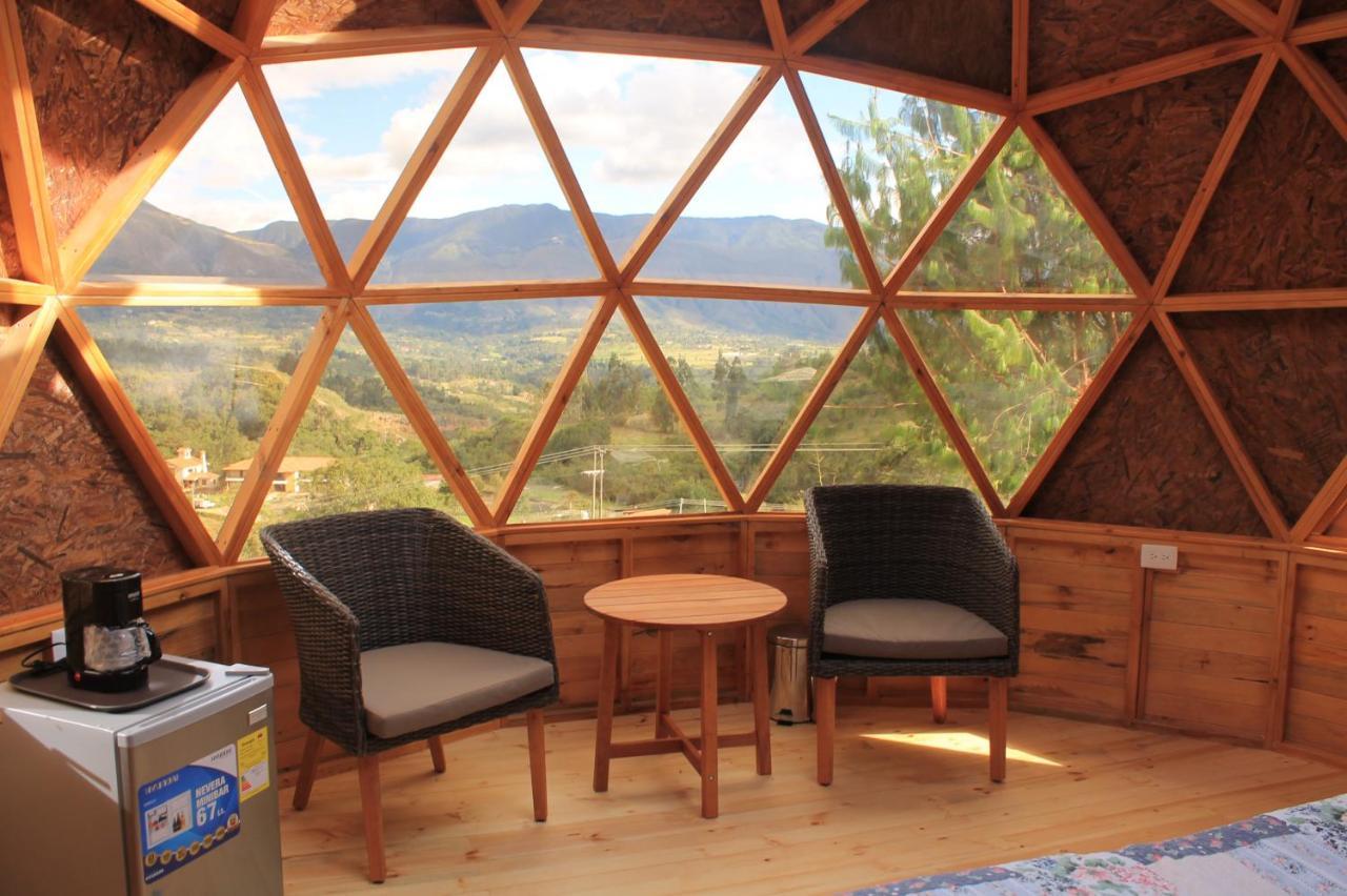 Glamping Y Chalet Aventura Park Villa De Leyva La Periquera Exterior foto